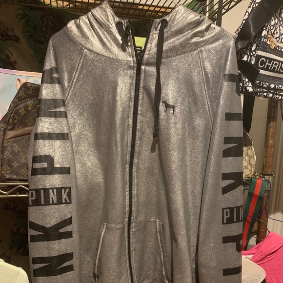 PINK Victoria's Secret Jackets & Blazers - RARE Vs PINK sparkle coat